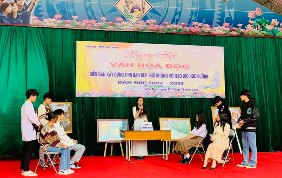 Ngày hội văn hóa đọc của Trường THPT Bắc Kạn.