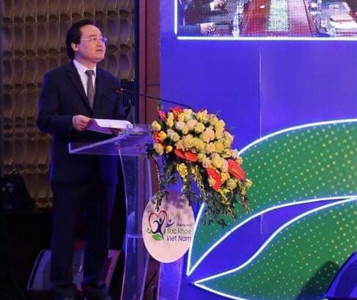 Bộ trưởng Phùng Xuân Nhạ phát biểu tại Lễ phát động Bộ trưởng Phùng Xuân Nhạ phát biểu tại Lễ phát động