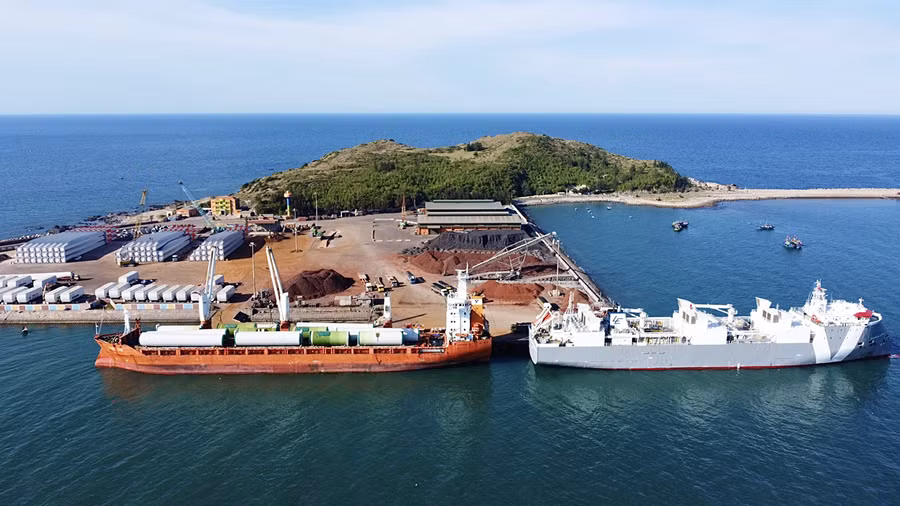 Quảng Bình chú trọng đầu tư Trung tâm logistics hạng II tại Khu kinh tế Hòn La. (Ảnh: Báo QB).