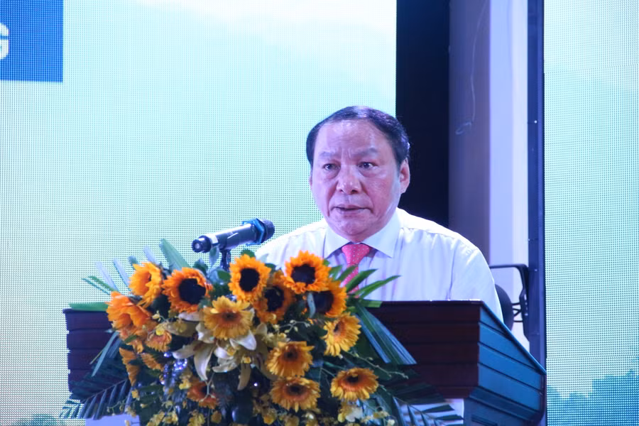 Ông Nguyễn Văn Hùng - Bộ trưởng Bộ Văn hoá – Thể thao và Du lịch phát biểu tại diễn đàn.
