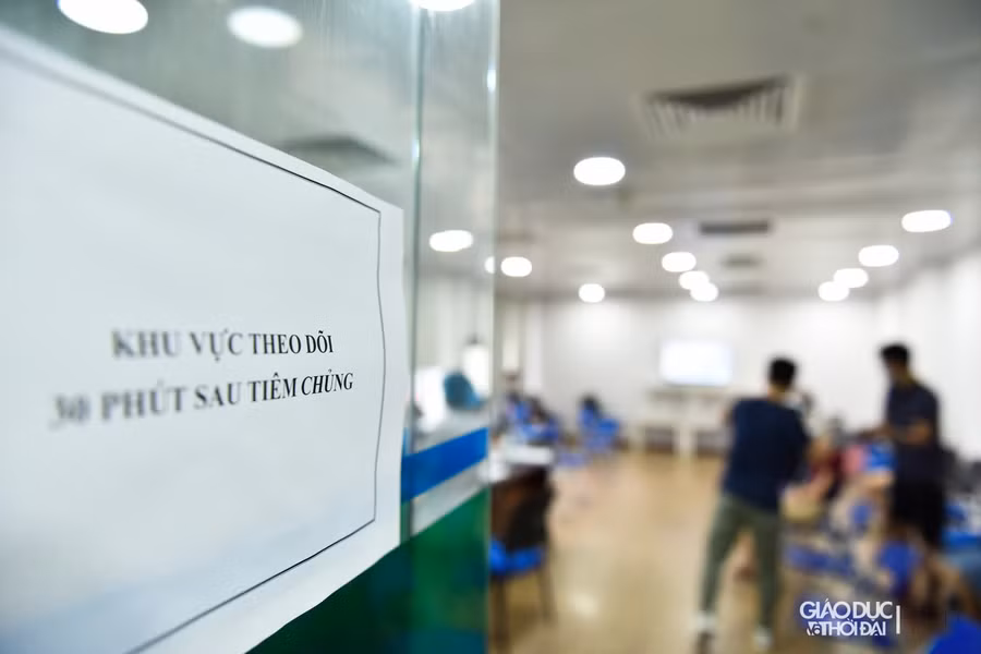 Viện đã bố trí nhân sự làm việc tới 19h hàng ngày để hoàn thành chỉ tiêu và không ghi nhận trường hợp phản ứng nào.