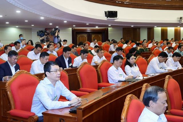 Các đại biểu dự Hội nghị tại điểm cầu Hà Nội - Ảnh: VGP/Nhật Bắc.