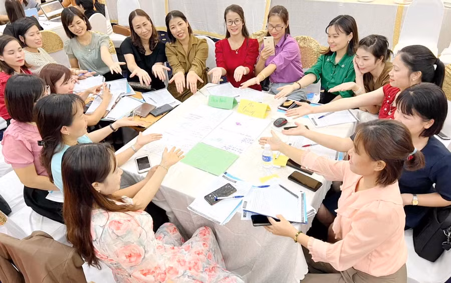 Tinh thần đoàn kết, yêu thương là đây.