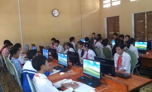 Các trang thiết bị đã được bổ sung kịp thời trước khi bước vào năm học mới