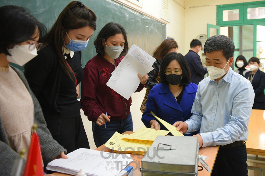 Khu vực phòng chờ sau tiêm.