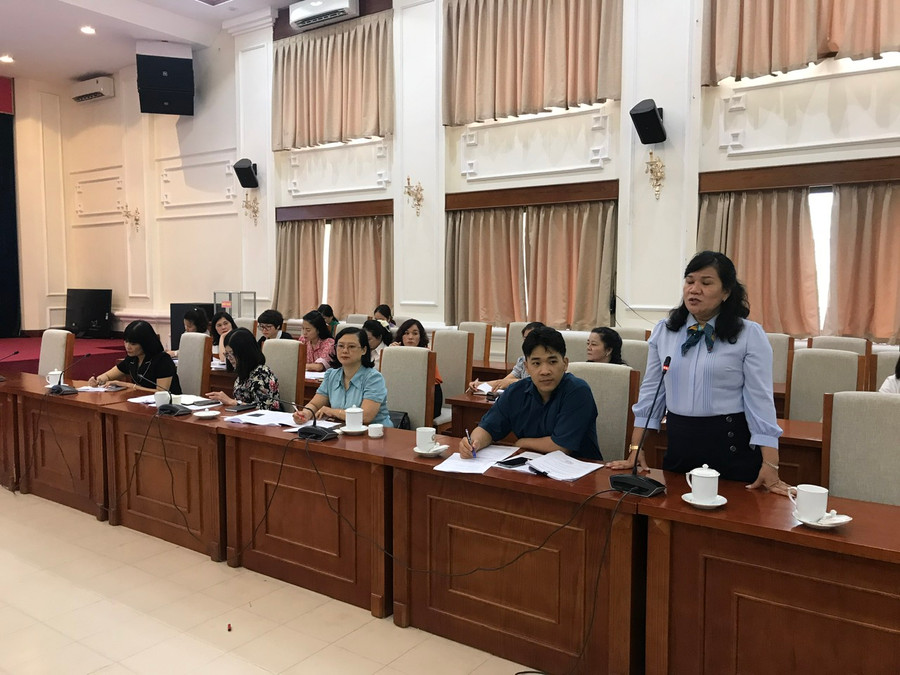 Đại diện Tp Thủ Đức (TP Hồ Chí Minh) cũng kiến nghị cần nhiều chính sách để phát triển GDMN khu công nghiệp. Đại diện Tp Thủ Đức (TP Hồ Chí Minh) cũng kiến nghị cần nhiều chính sách để phát triển GDMN khu công nghiệp.