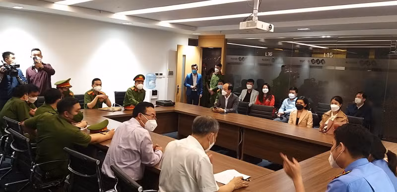 Cơ quan chức năng làm việc với đại diện Tập đoàn FLC trước đó.