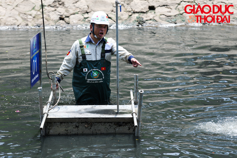 Theo ông Kubo Jun khi thấy có bọt nước thì hệ thống vẫn đang hoạt động bình thường