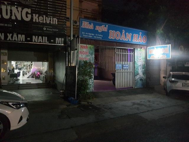 Nhà nghỉ nơi xảy ra vụ việc.