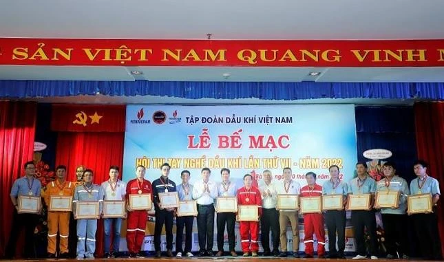 Trao giải Hội thi Tay nghề Dầu khí lần thứ VII