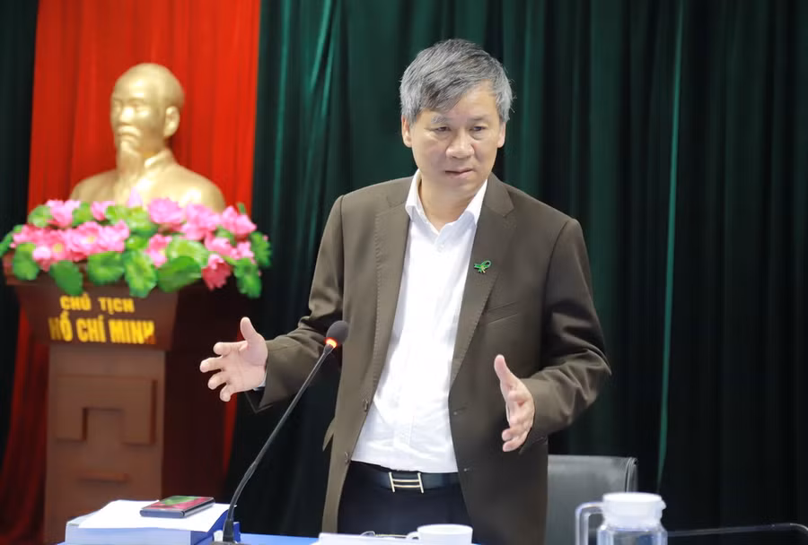 GS Nguyễn Anh Trí phát biểu tại buổi nghiệm thu