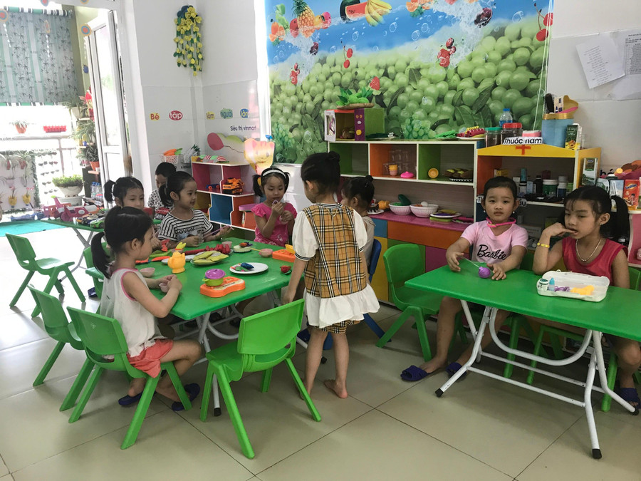 Kết nối nguồn lực đã giúp các cơ sở GDMN xây dựng, tu bổ trường lớp theo tiêu chí quy định.