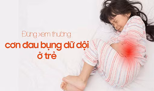 Đau bụng ở trẻ nhỏ là hiện tượng khá thường gặp