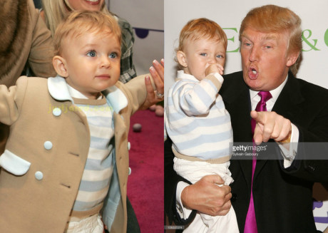Loạt ảnh ấu thơ của con trai út ông Donald Trump - Ảnh 4 Loat anh au tho cua con trai ut ong Donald Trump - Anh 4