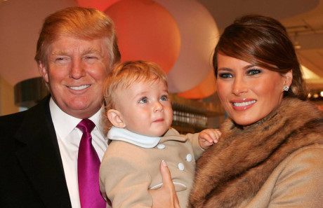 Loạt ảnh ấu thơ của con trai út ông Donald Trump - Ảnh 3 Loat anh au tho cua con trai ut ong Donald Trump - Anh 3