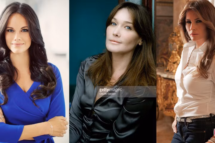 3 cựu siêu mẫu gợi cảm gây xôn xao khi trở thành đệ nhất phu nhân, công nương