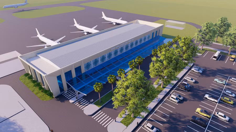 Phối cảnh Dự án đầu tư, xây dựng, nâng cấp Cảng hàng không Điện Biên.