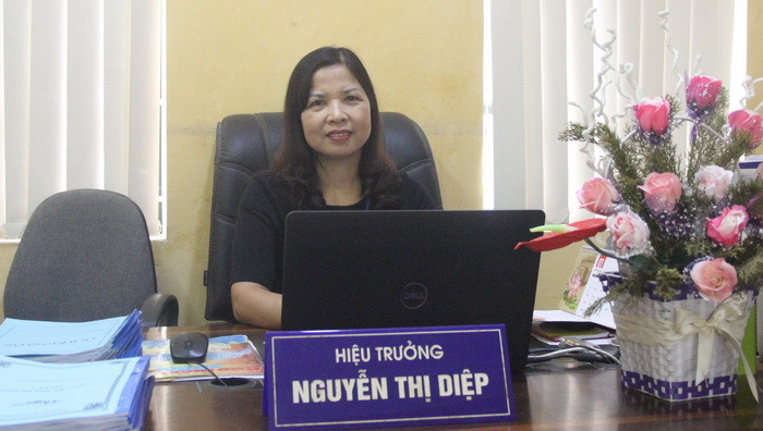 Cô Nguyễn Thị Diệp. Ảnh: Sỹ Điền Cô Nguyễn Thị Diệp. Ảnh: Sỹ Điền