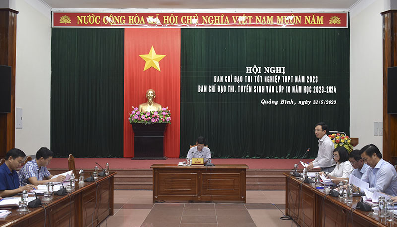 Sở GD&ĐT chịu trách nhiệm chủ trì, phối hợp với các cơ quan, đơn vị liên quan tổ chức Kỳ thi tại tỉnh đảm bảo an toàn, nghiêm túc, chất lượng, đúng quy chế thi. Sở GD&ĐT chịu trách nhiệm chủ trì, phối hợp với các cơ quan, đơn vị liên quan tổ chức Kỳ thi tại tỉnh đảm bảo an toàn, nghiêm túc, chất lượng, đúng quy chế thi.