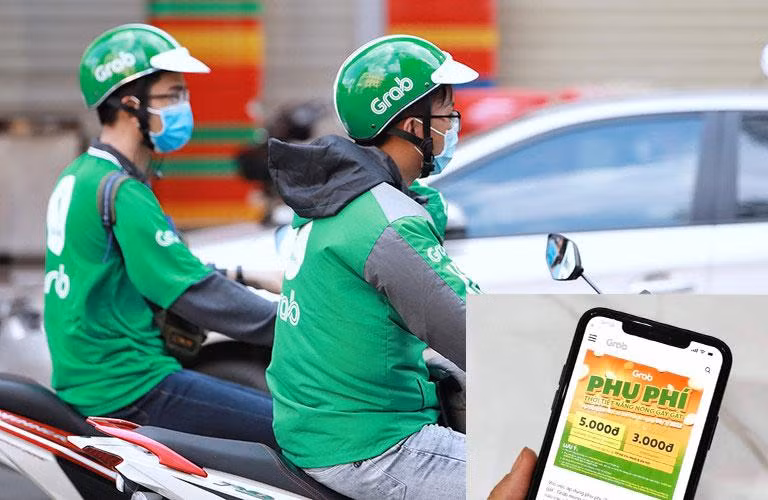 Bộ Công Thương vào cuộc vụ Grab thu phụ phí nắng nóng.