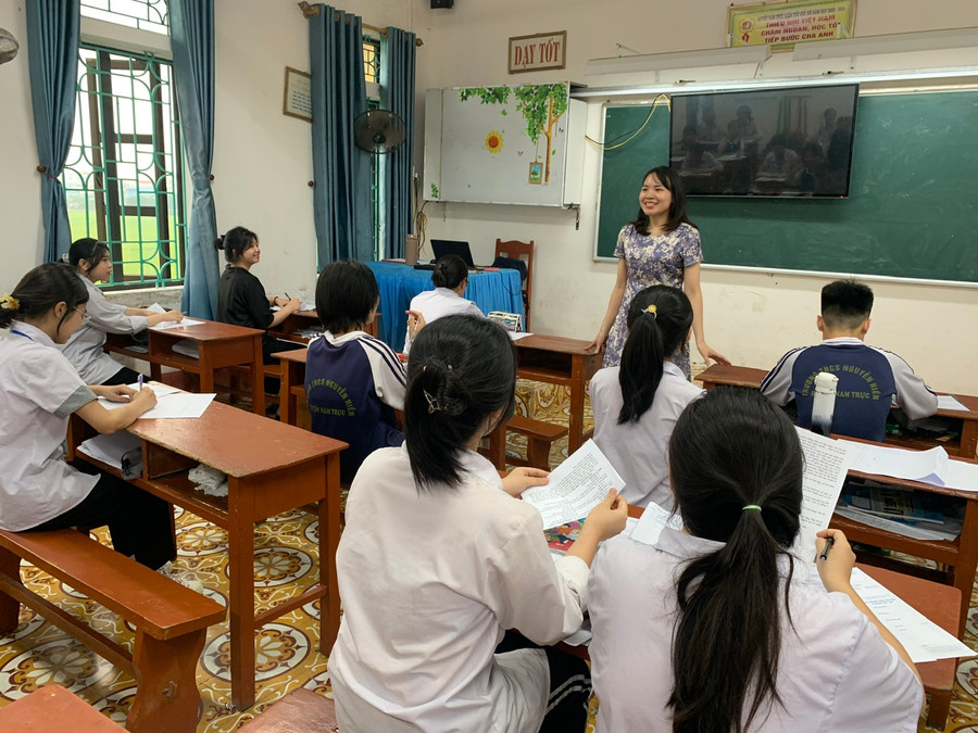 Trường THCS Nguyễn Hiền, điểm sáng chất lượng giáo dục ở vùng NTM Nam Trực.