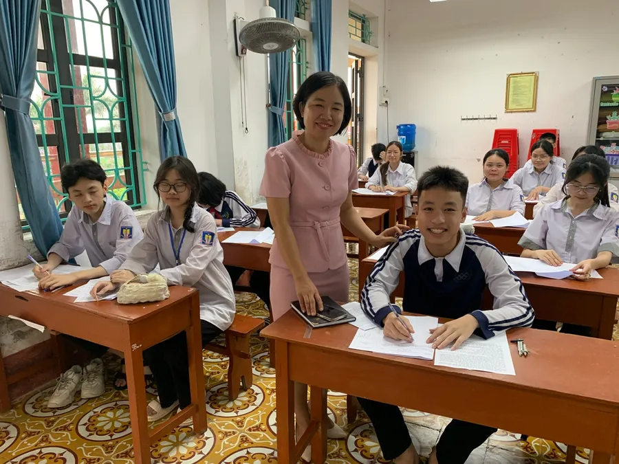 Nhà giáo đổi mới sáng tạo, dạy học tốt trên quê hương Trạng Nguyên Nguyễn Hiền.