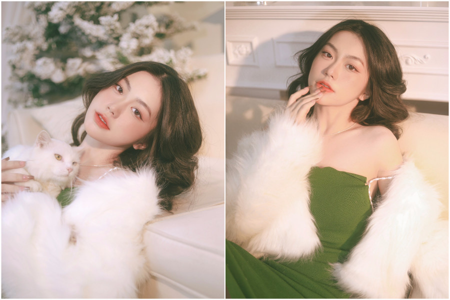 Cô nàng theo đuổi công việc người mẫu ảnh từ năm 18 tuổi, ngay khi vừa hoàn thành kỳ thi Đại học. Anh Thư cho biết: “Cơ duyên đến với nghề là được anh thợ ảnh cùng quê thuê chụp một bộ ảnh phong cách nàng thơ. Lần đầu còn nhiều bỡ ngỡ nhưng những tấm ảnh đó lại là cơ hội giúp mình nhận thêm nhiều lời mời chụp mẫu và gắn bó với công việc này đến giờ”.