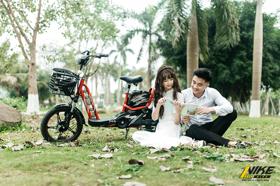 Xe đạp điện City được các bạn học sinh yêu thích