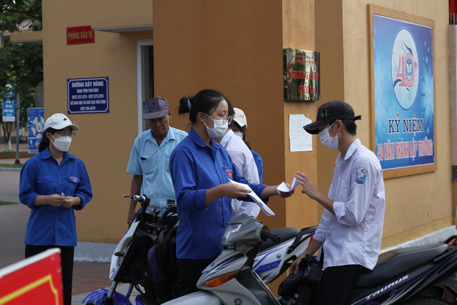 Thí sinh đến điểm thi sớm