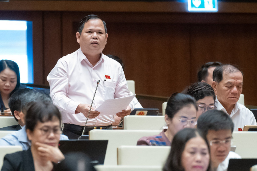 Đại biểu Nguyễn Duy Thanh (Đoàn ĐBQH tỉnh Cà Mau).