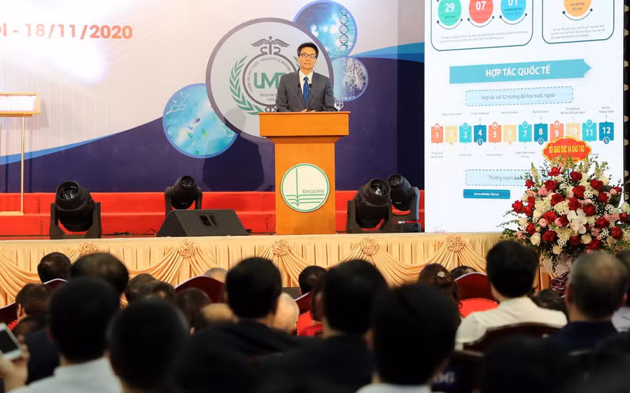 Phó Thủ tướng Vũ Đức Đam phát biểu tại buổi lễ