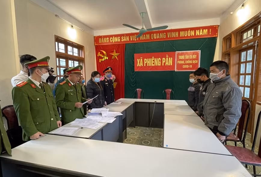 3 trong số các đối tượng có liên quan đến vụ việc.