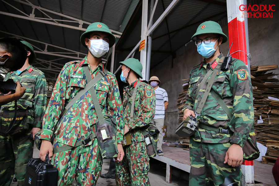 Lực lượng Binh chủng hoá học sẵn sàng làm nhiệm vụ.