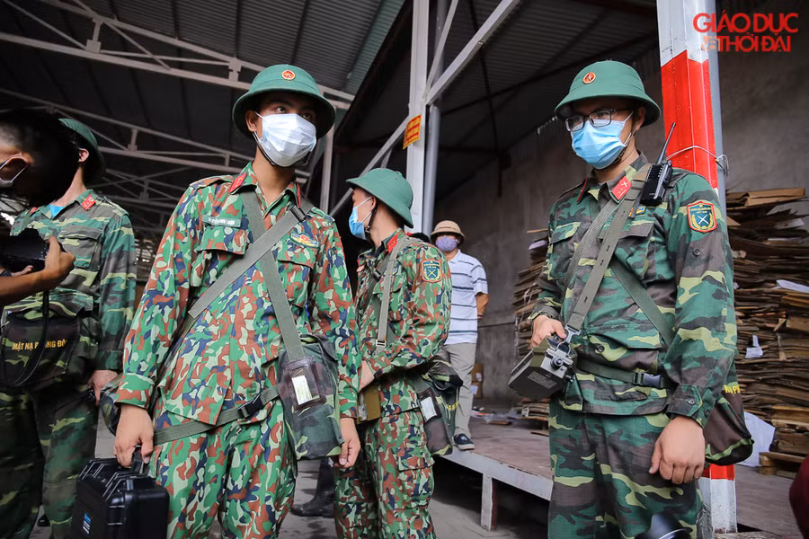 Lực lượng Binh chủng hoá học sẵn sàng làm nhiệm vụ.