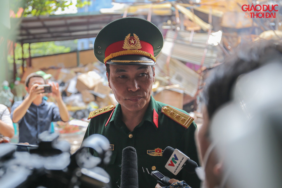 Thượng tá Nguyễn Văn Bổng, Trưởng Ban Cứu hộ, cứu nạn Bộ Tư lệnh Thủ đô.