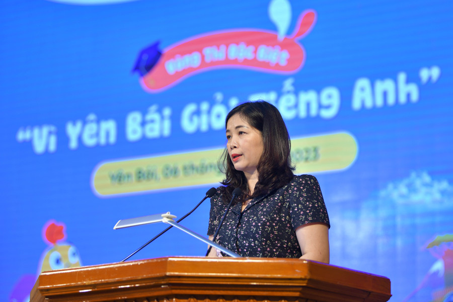 Bà Nguyễn Thu Hương, Phó Giám đốc Sở GD&ĐT tỉnh Yên Bái cho rằng, Cuộc thi là hoạt động có ý nghĩa đối với học sinh. Bà Nguyễn Thu Hương, Phó Giám đốc Sở GD&ĐT tỉnh Yên Bái cho rằng, Cuộc thi là hoạt động có ý nghĩa đối với học sinh.