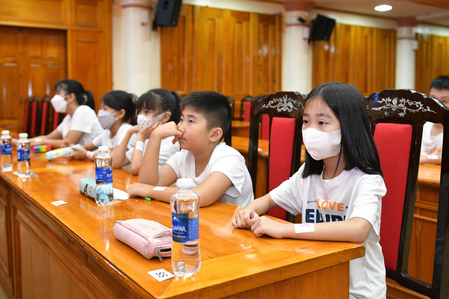 Các em trải qua các phần thi với kiến thức tiếng Anh Tiểu học kết hợp với kiến thức liên môn, kiến thức xã hội. Các em trải qua các phần thi với kiến thức tiếng Anh Tiểu học kết hợp với kiến thức liên môn, kiến thức xã hội.