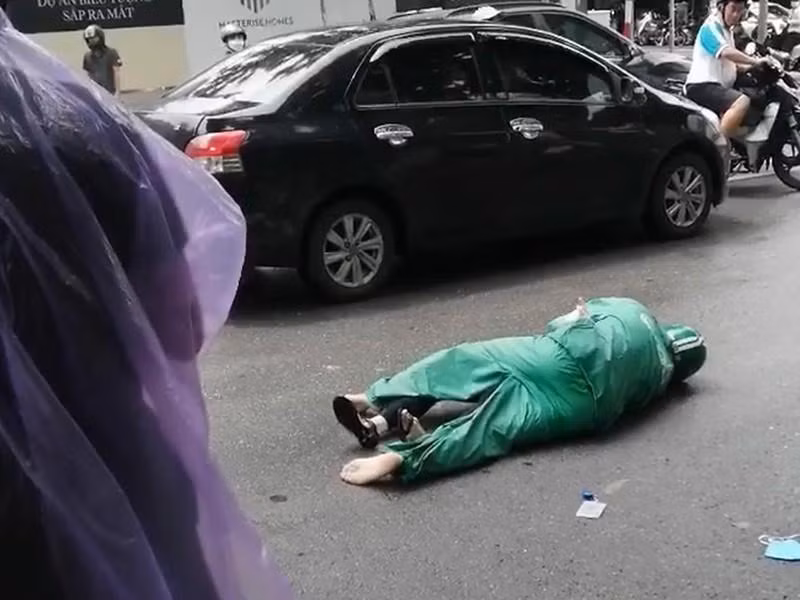 Hiện trường vụ án mạng.