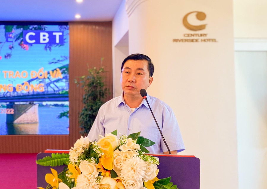 Ông Nguyễn Văn Phúc – Giám đốc Sở Du lịch tỉnh Thừa Thiên - Huế chia sẻ về chương trình. Ông Nguyễn Văn Phúc – Giám đốc Sở Du lịch tỉnh Thừa Thiên - Huế chia sẻ về chương trình.