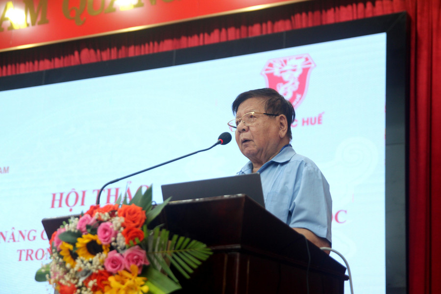 PGS.TS. Trần Xuân Nhĩ - Phó Chủ tịch Thường trực Hiệp hội các trường đại học, cao đẳng Việt Nam phát biểu khai mạc. PGS.TS. Trần Xuân Nhĩ - Phó Chủ tịch Thường trực Hiệp hội các trường đại học, cao đẳng Việt Nam phát biểu khai mạc.