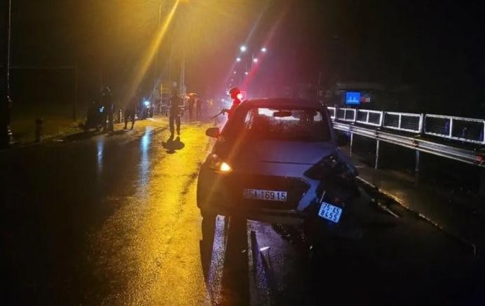 Hiện trường vụ tai nạn làm 1 người chết.