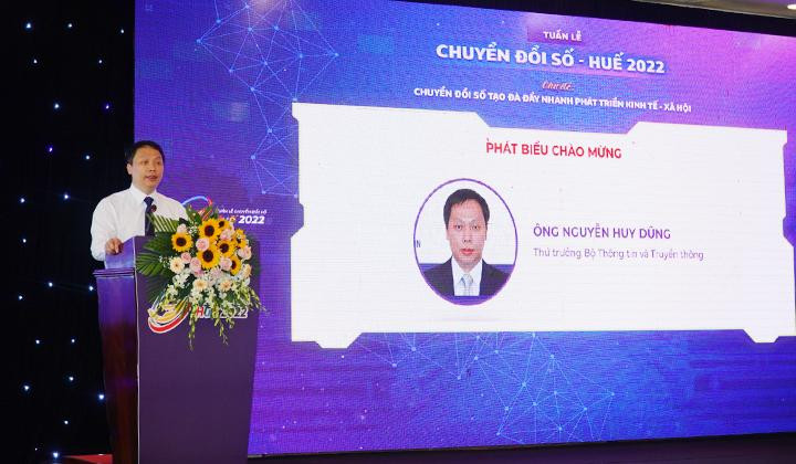 Thứ trưởng Bộ Thông tin và Truyền thông Nguyễn Huy Dũng phát biểu. Thứ trưởng Bộ Thông tin và Truyền thông Nguyễn Huy Dũng phát biểu.