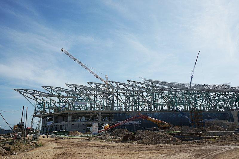 Công nhân tử vong do rơi từ giàn giáo cao xuống đất khi đang thi công dự án nhà ga hành khách T2, Cảng hàng không quốc tế Phú Bài.