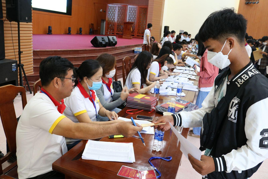 Các tân sinh viên nhập học đã được nhà trường chuẩn bị kỹ về nhiều khối kiến thức, nội dung và định hướng nghề nghiệp.