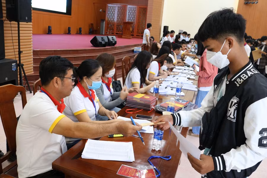 Các tân sinh viên nhập học đã được nhà trường chuẩn bị kỹ về nhiều khối kiến thức, nội dung và định hướng nghề nghiệp.