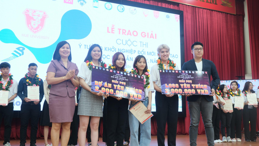 Giải phụ bình chọn trực tuyến dự án yêu thích và Logo yêu thích.