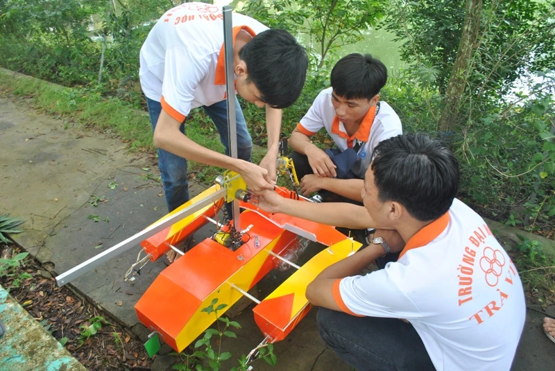 Vòng loại cuộc thi Robocon 2019 vừa diễn ra tại Trường Đại học Trà Vinh.