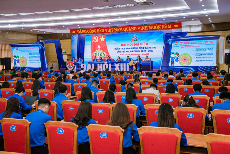 Đại hội với sự tham gia của hơn 200 đoàn viên, thanh niên.