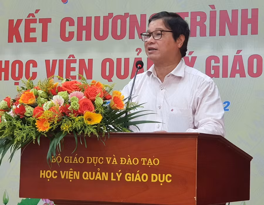 GS.TS Phạm Quang Trung - Giám đốc Học viện Quản lý giáo dục