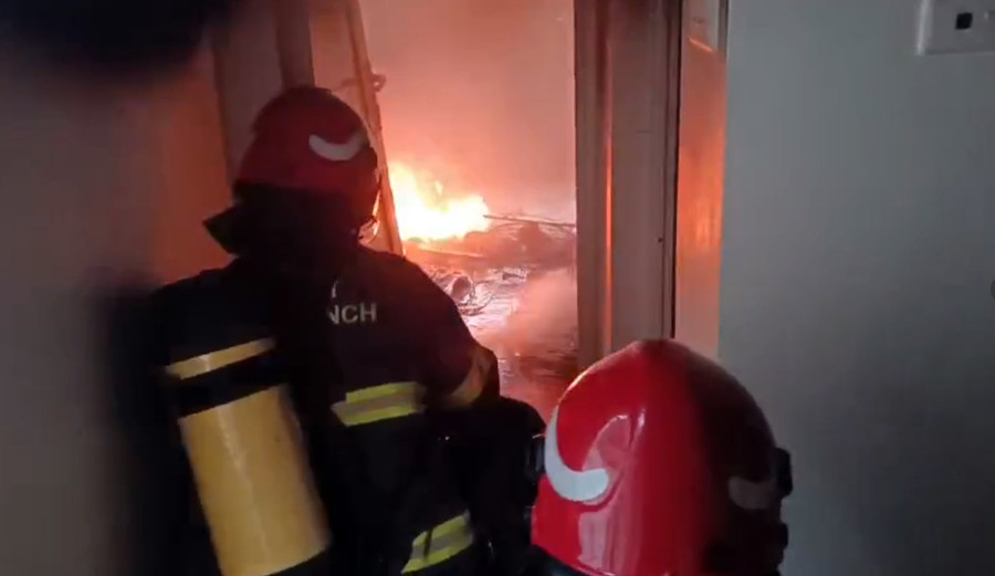 Hiện trường đám cháy. Hiện trường đám cháy.